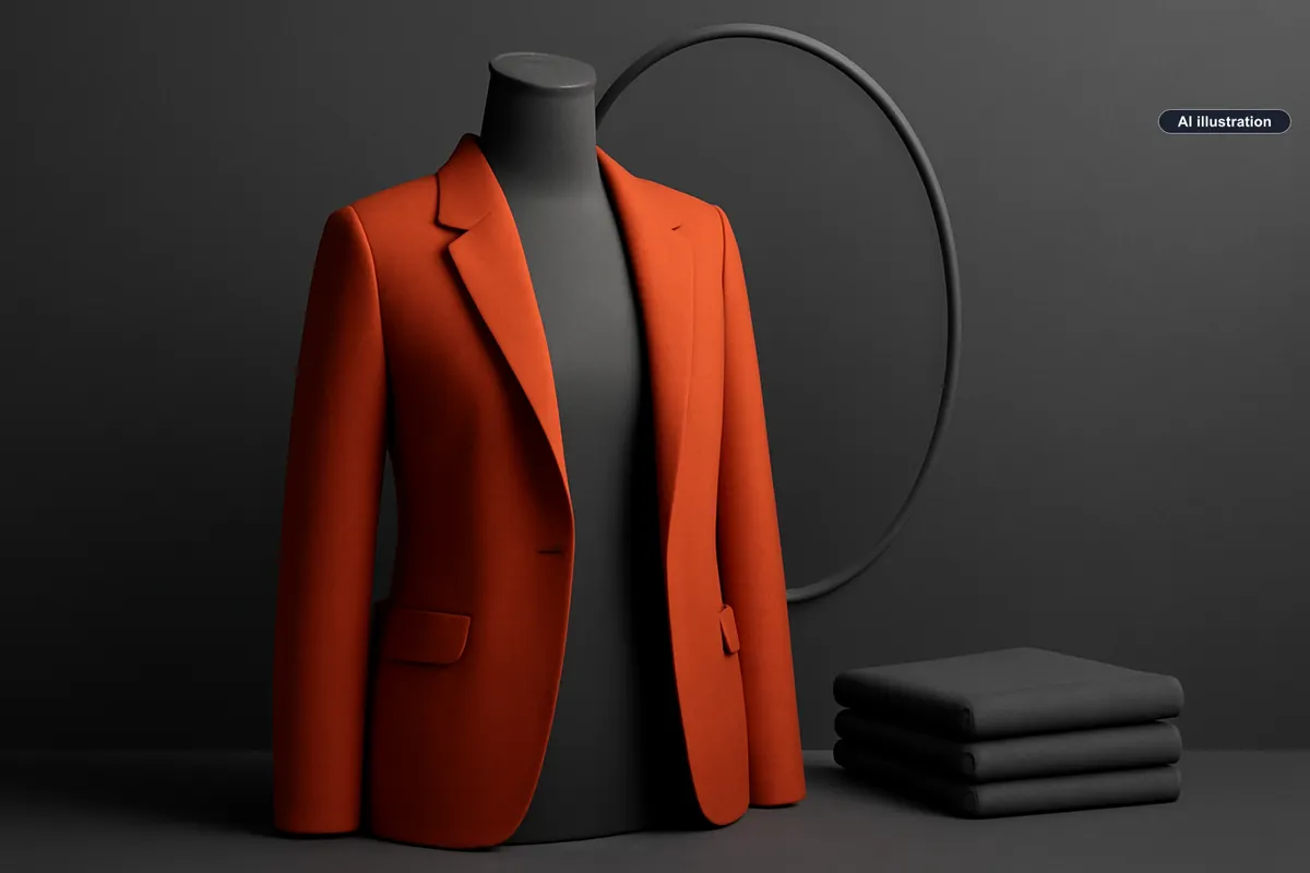 Conceptual AI illustration for ChatGPT adds virtual try-on for clothes and a Favorites library