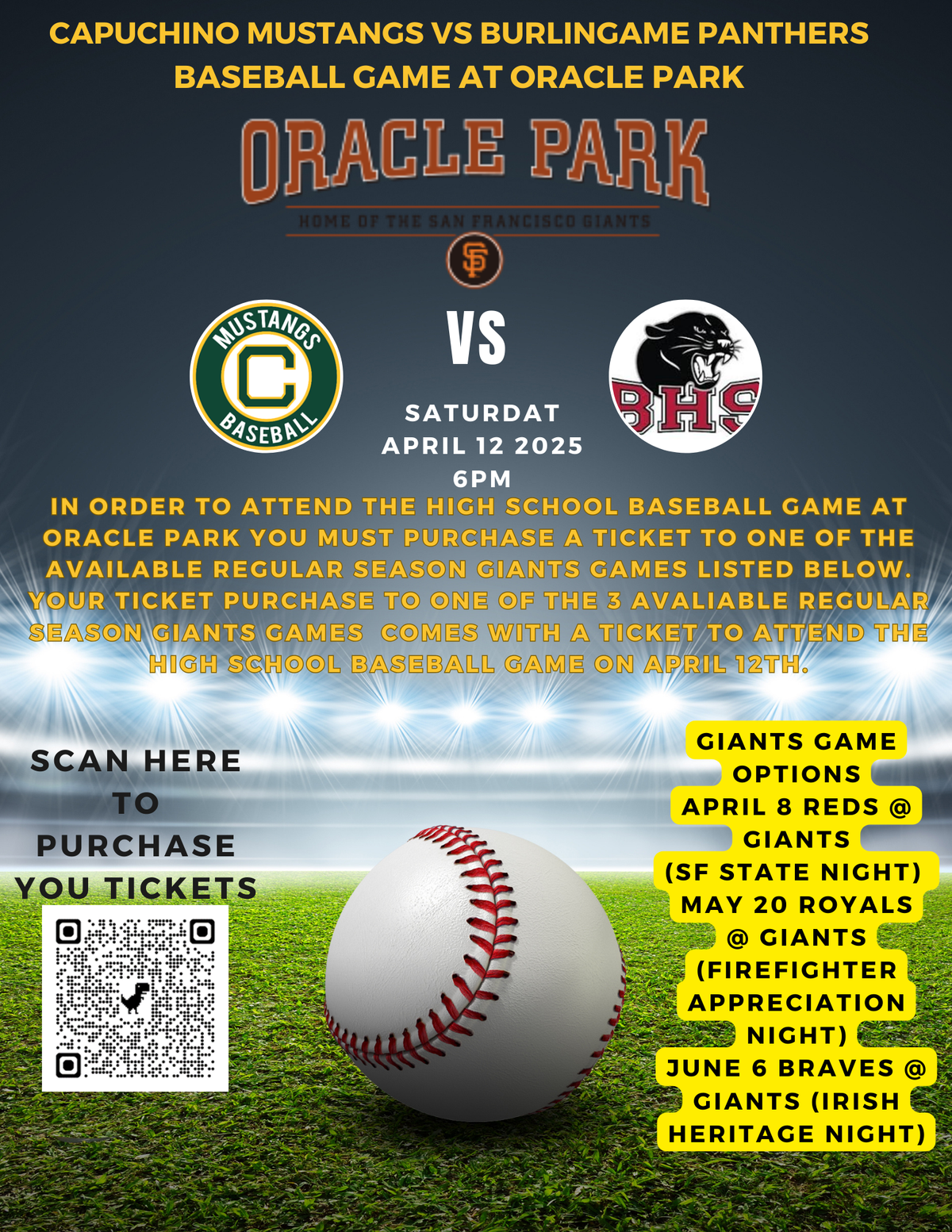 Buy your Giants tickets today