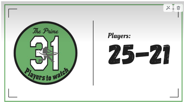 PRESEASON PRIME: 25-21