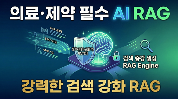 병원·의료기기·제약사 AI 도입, 사내 맞춤형 RAG 구축 가이드