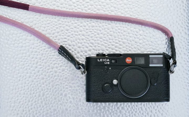 Leica M6 on a textured background