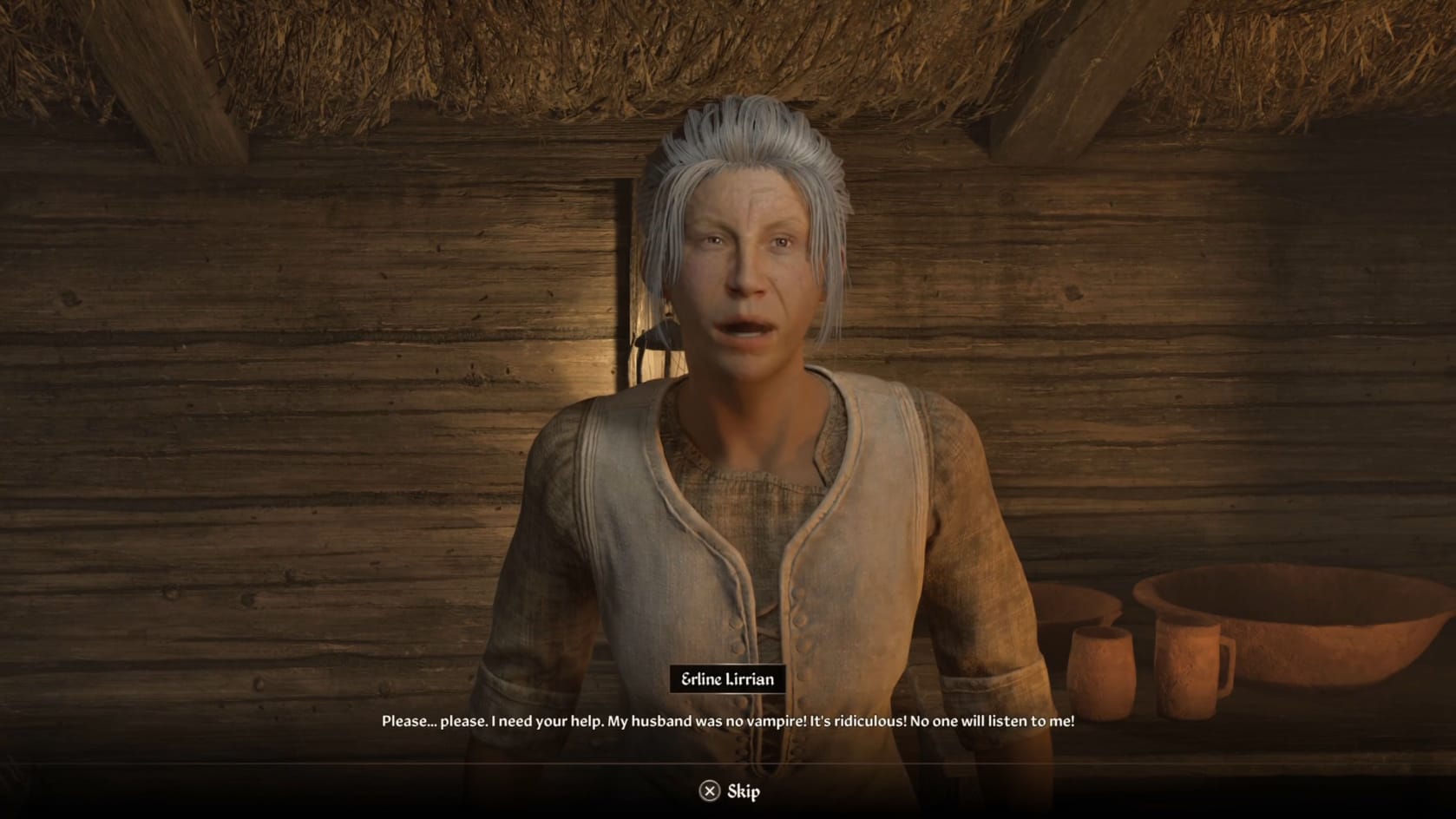 Erline Lirrian expresses her concerns about her husband's murder.
