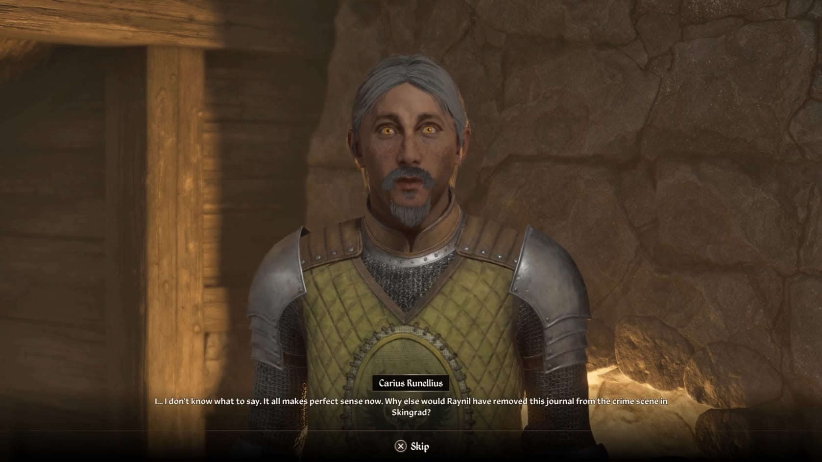 Carius is convinced of the truth about Bradon.