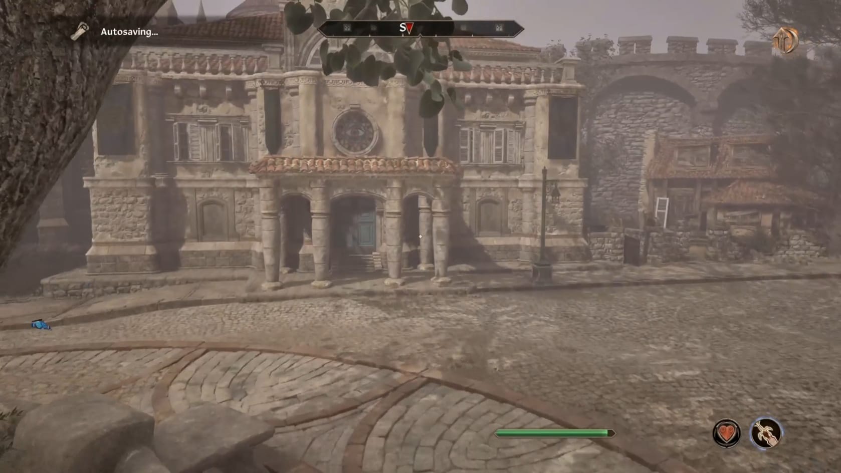 The Anvil Mages Guildhall in Anvil's main plza
