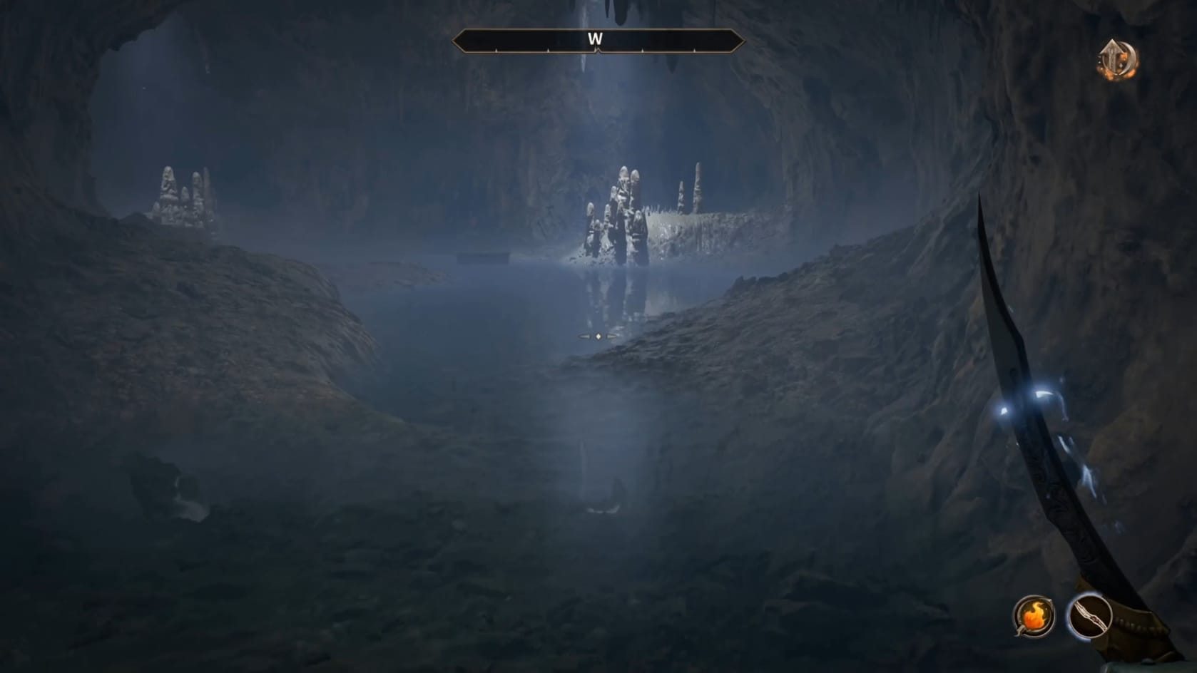 The Hero just inside Boreal Stone Cave