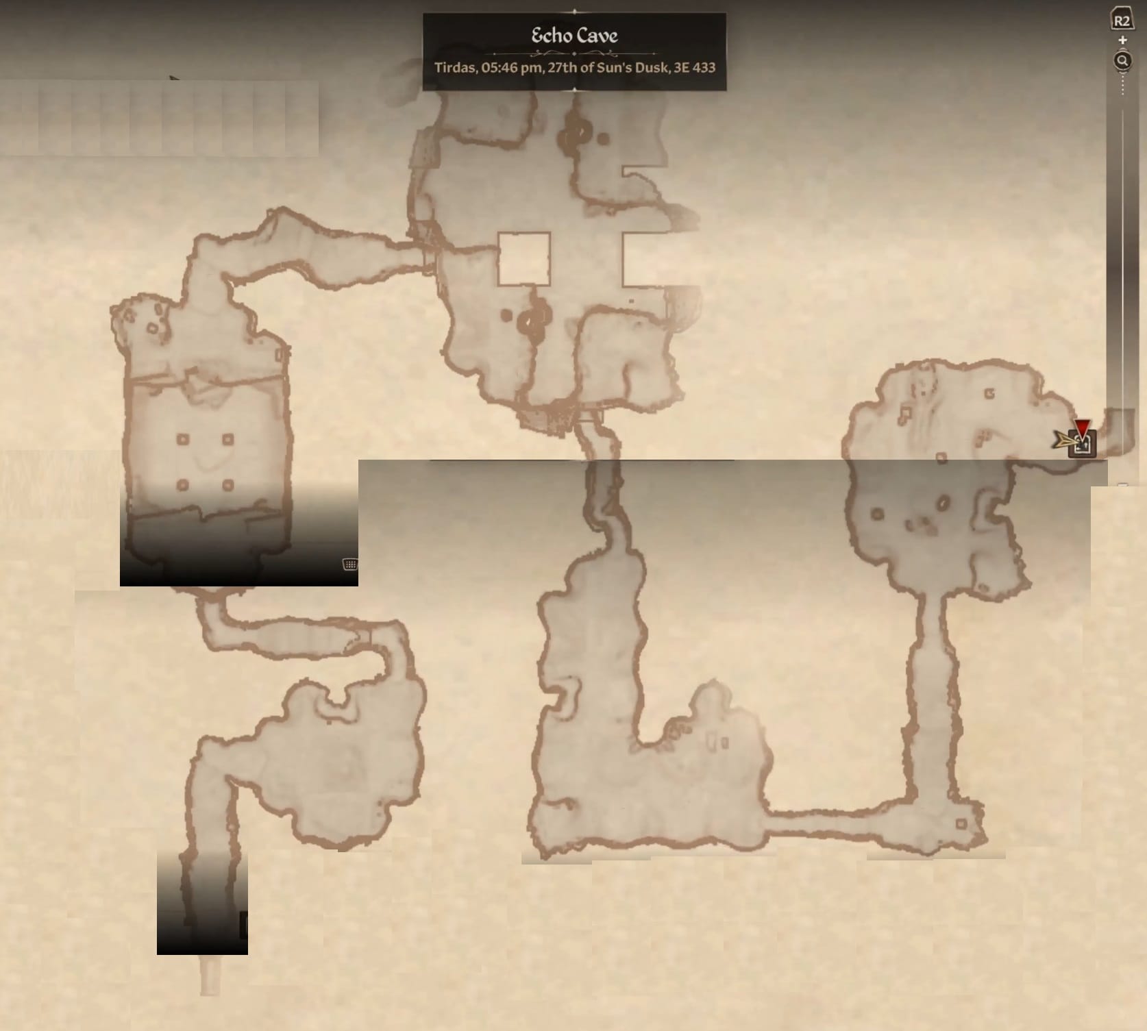 The Echo Cave Map