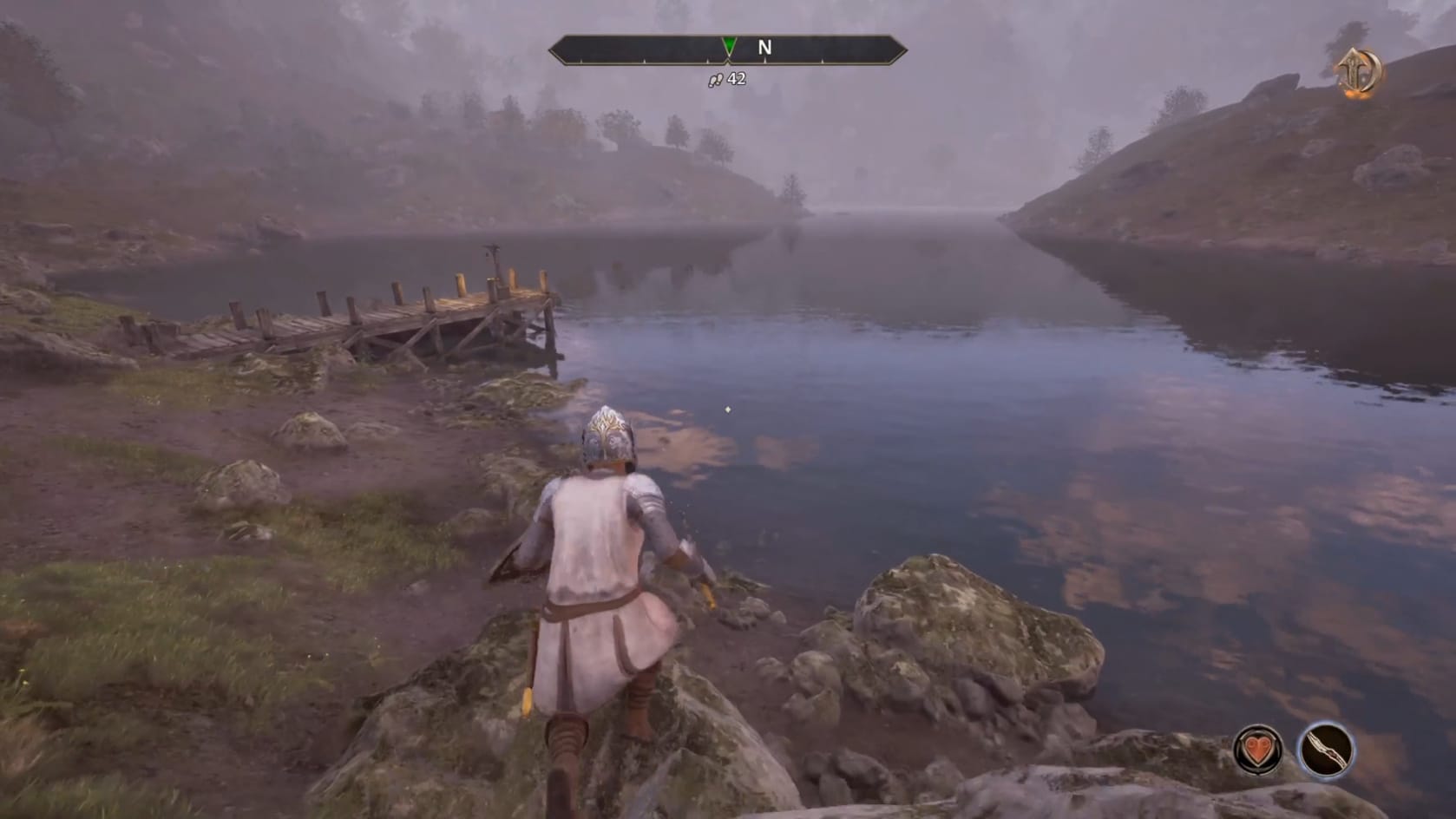 Jumping into Lake Rumare