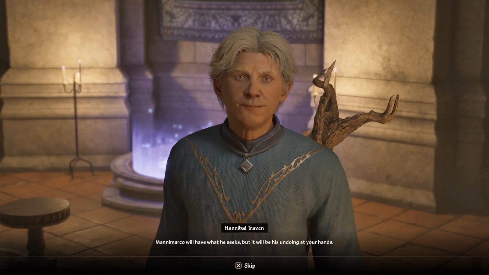The final conversation with Hannibal Traven