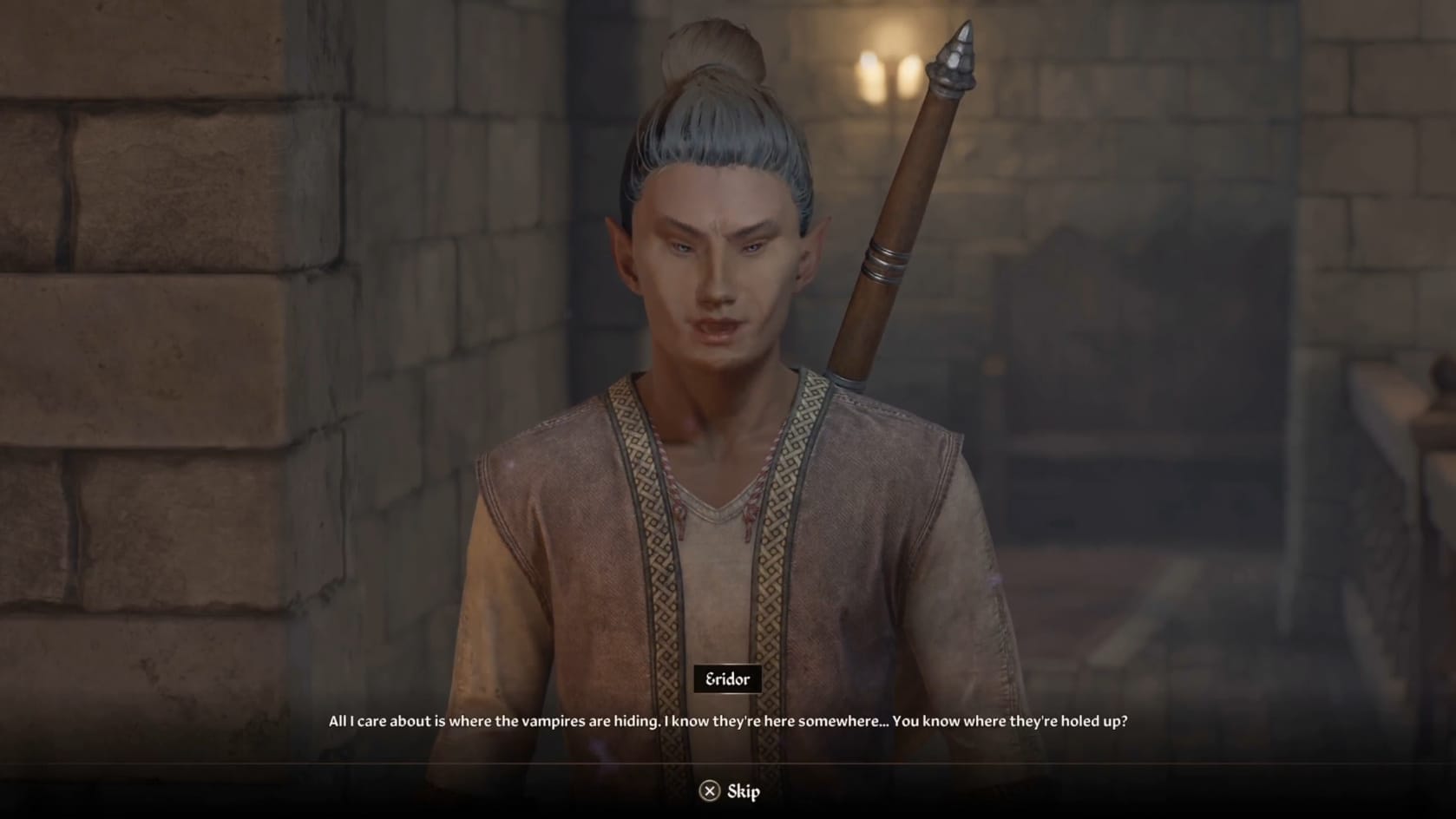 Talking to Vampire Hunter Eridor