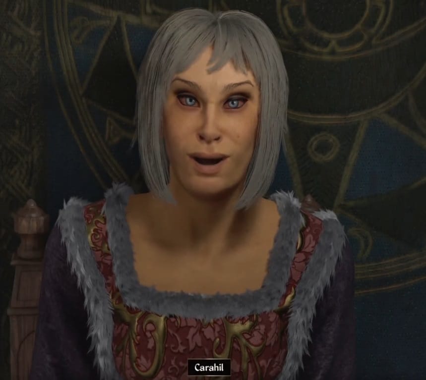 Carahil in the Anvil Mages Guild