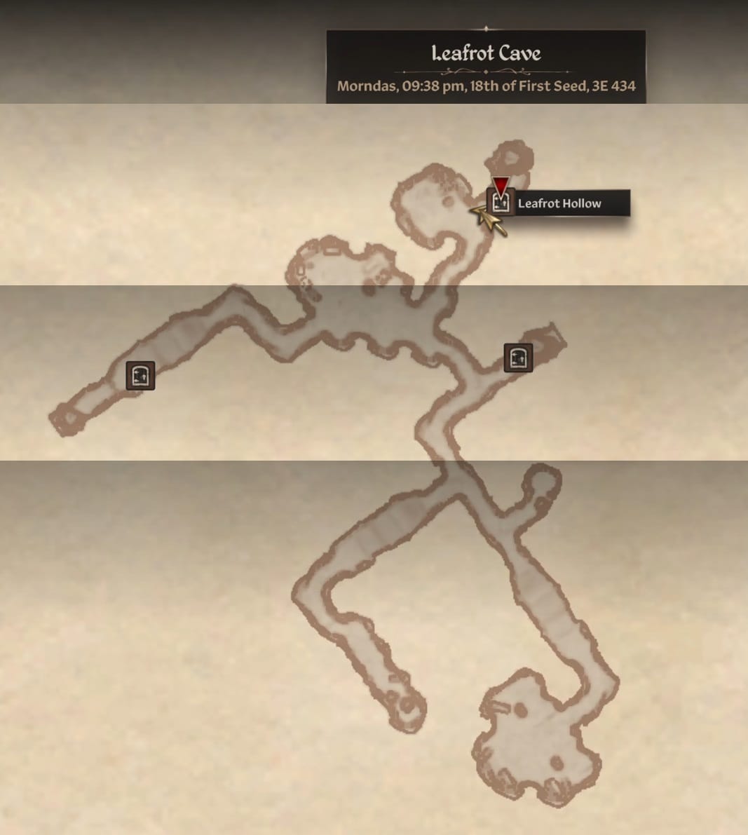 Leafrot Cave Map