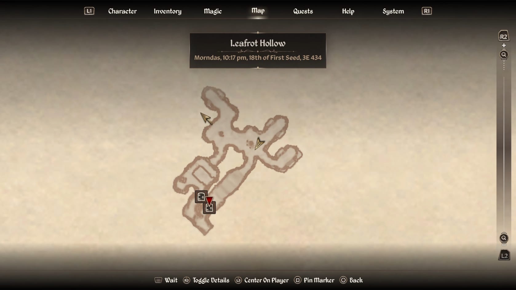 Map of Leafrot Hollow