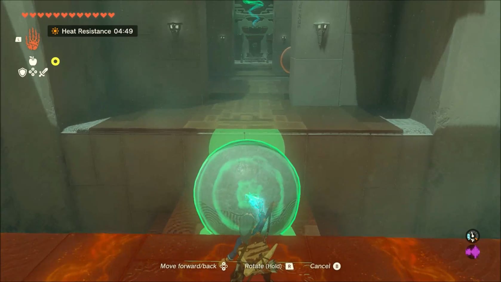 Link positioning the first Sphere with Ultrahand