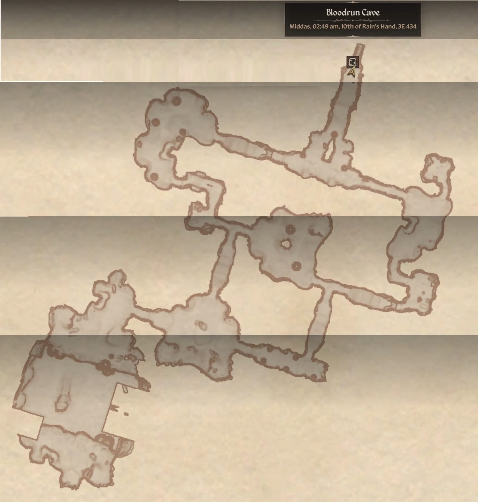 Map of Bloodrun Cave