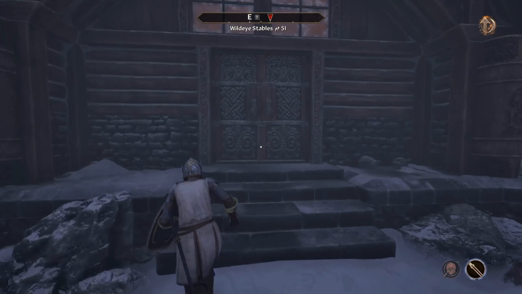 The front door of Baenlin's House