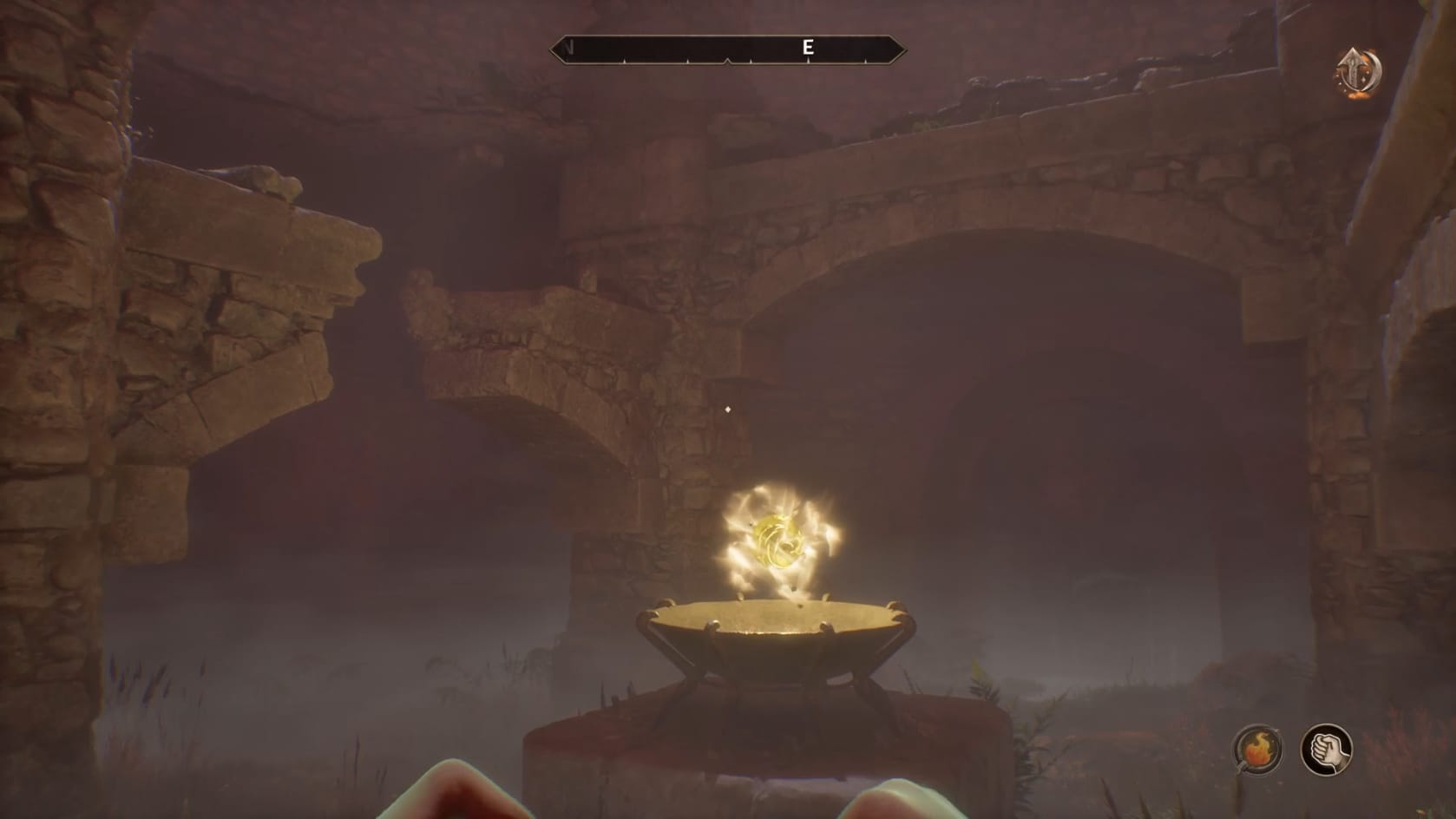 The Element of Courage in the Grotto of Courage