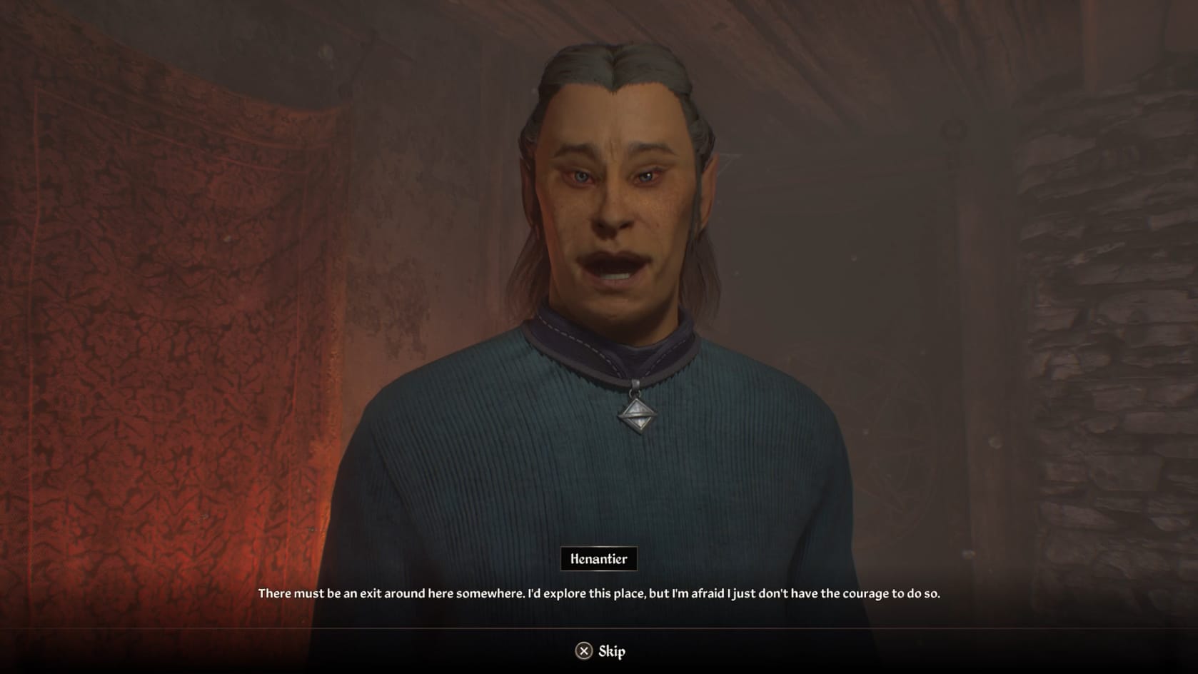 Talking to Henantier inside the Dreamworld