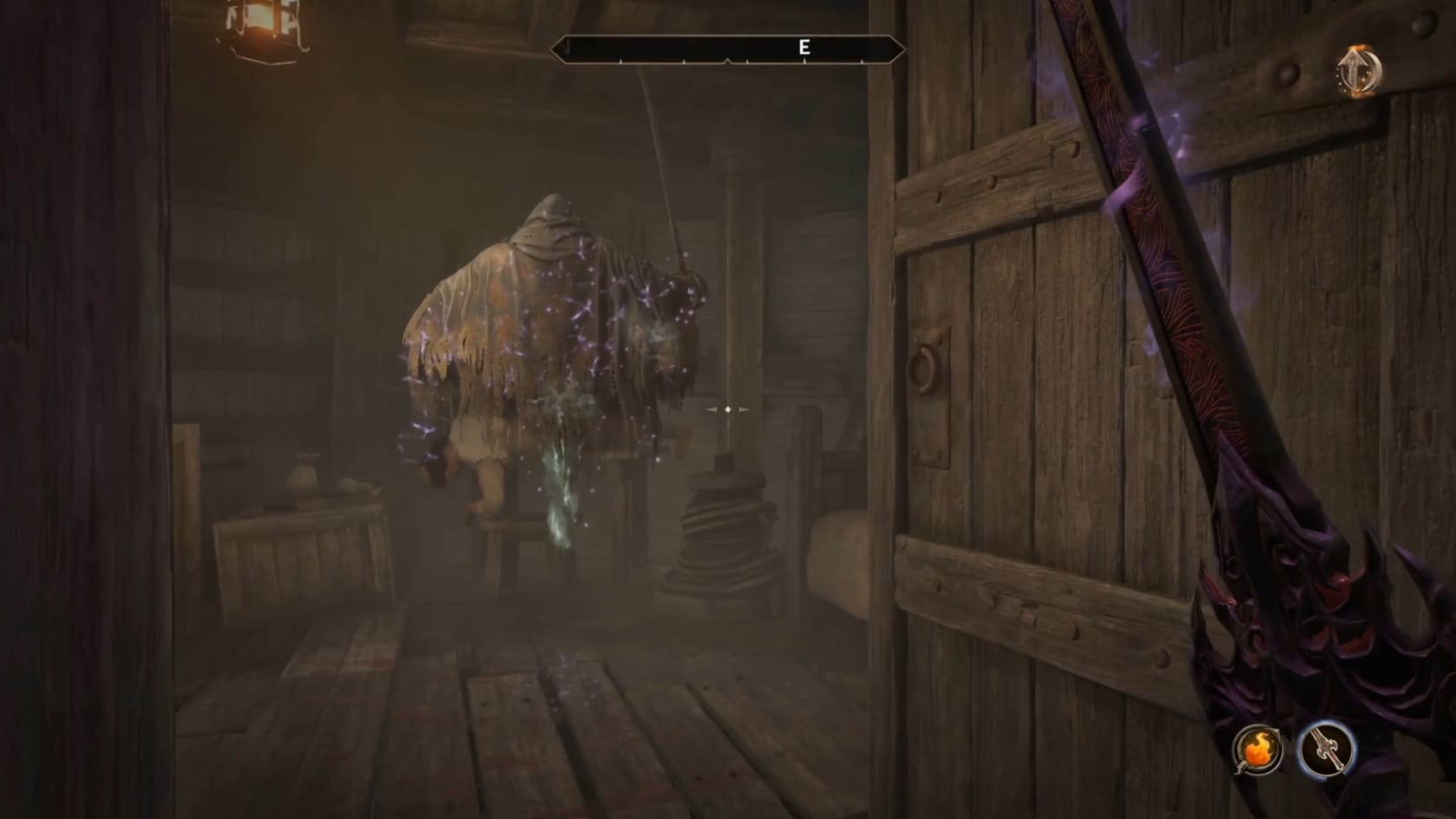 The First spectral sailor on the mid deck of the Serpent's Wake.