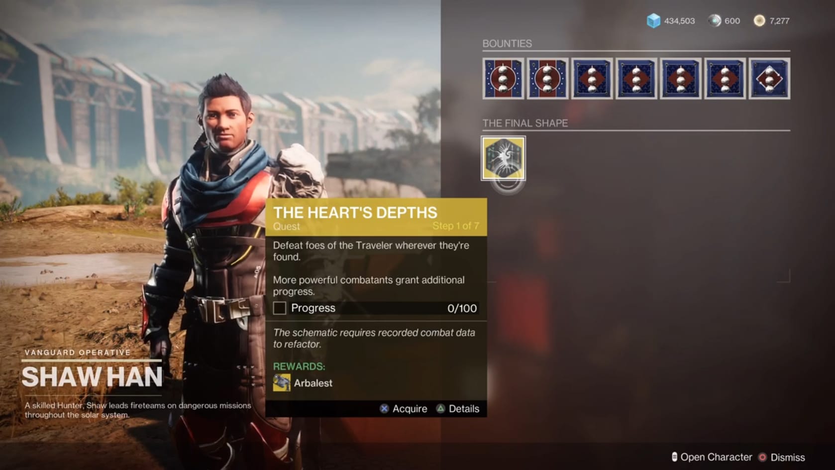 Accepting the Quest: "The Heart's Depths"