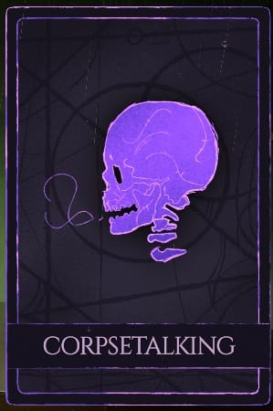 The Corpsetalking Card