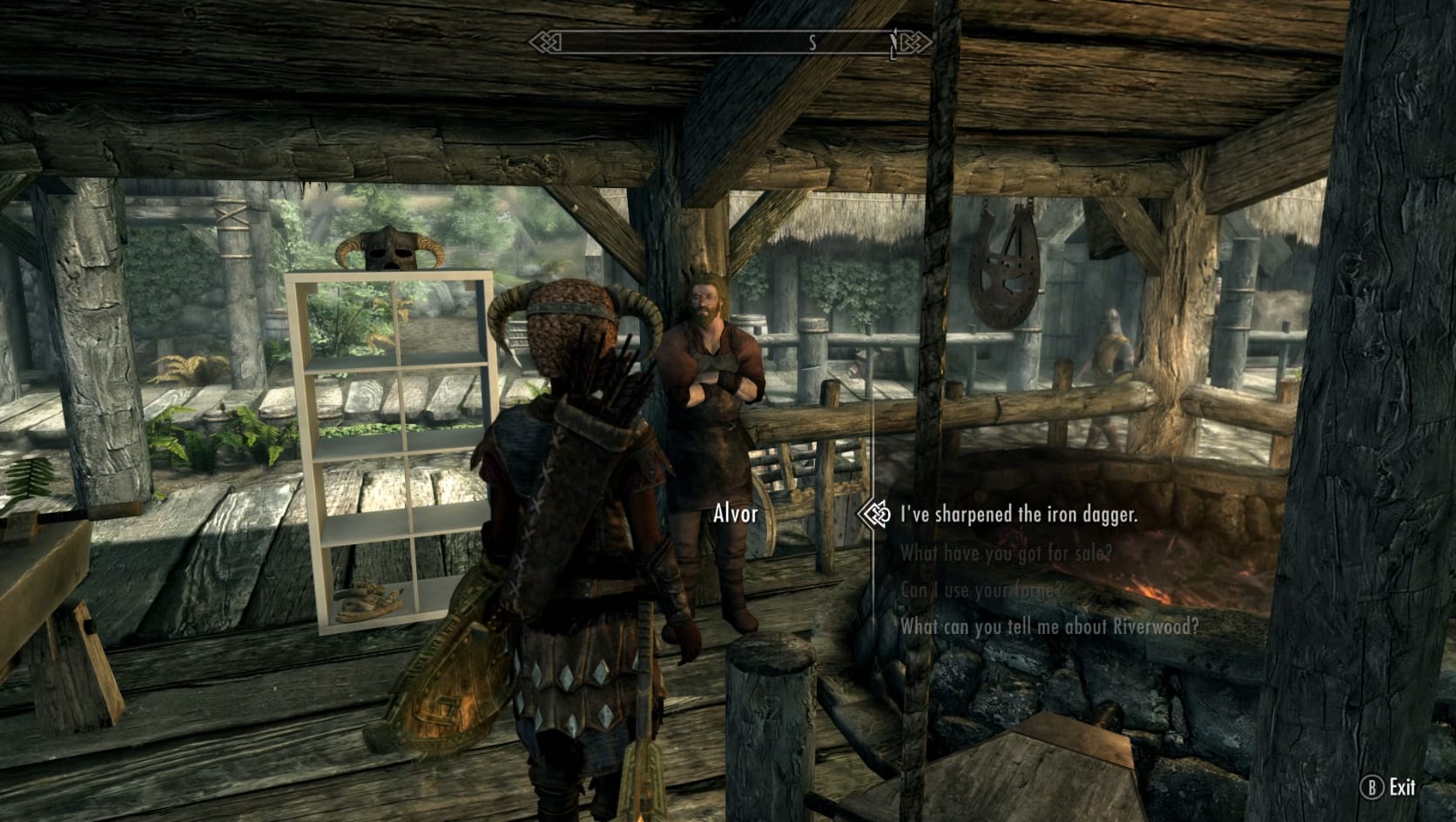 Showing Alvor the sharpened dagger