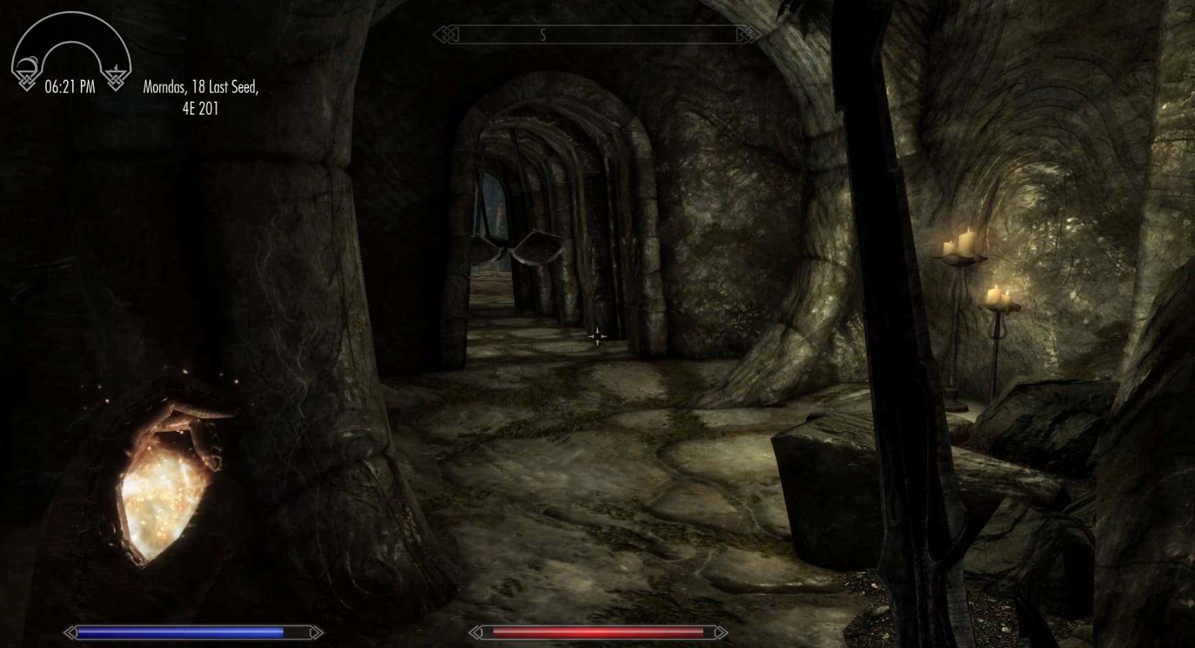 A hallway with more Swinging Blade Traps