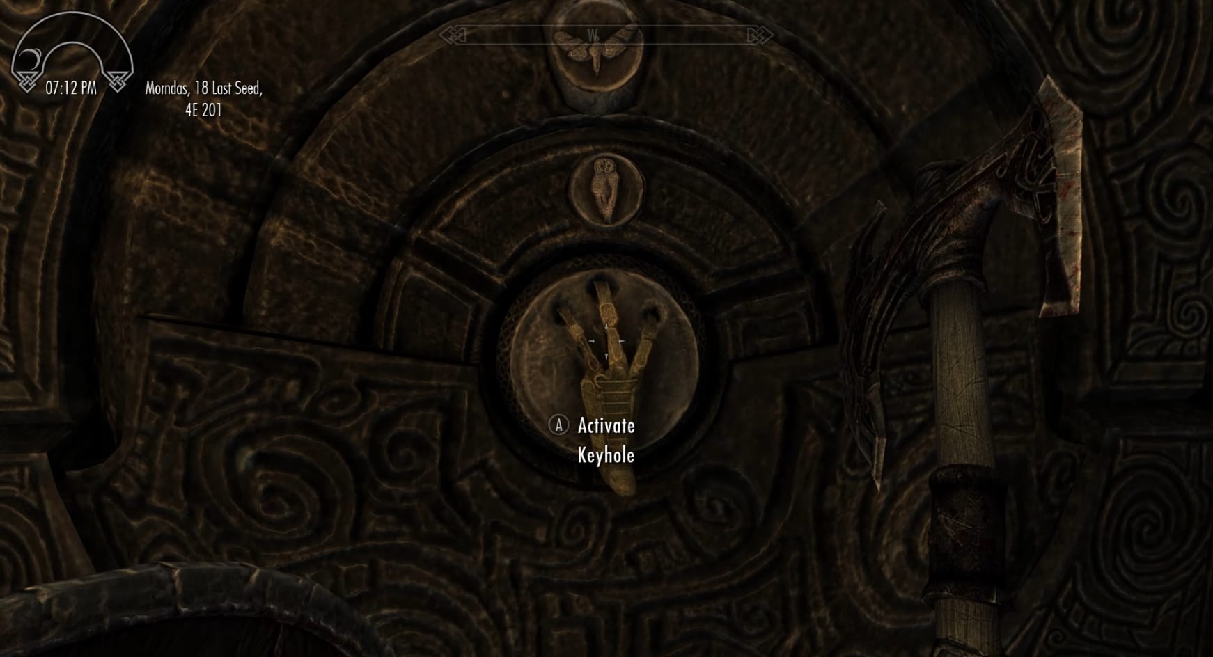 Activating the Puzzle Door