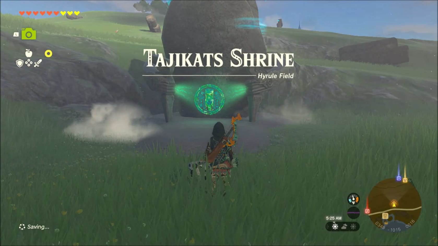The entrance for Tajikats Shrine.