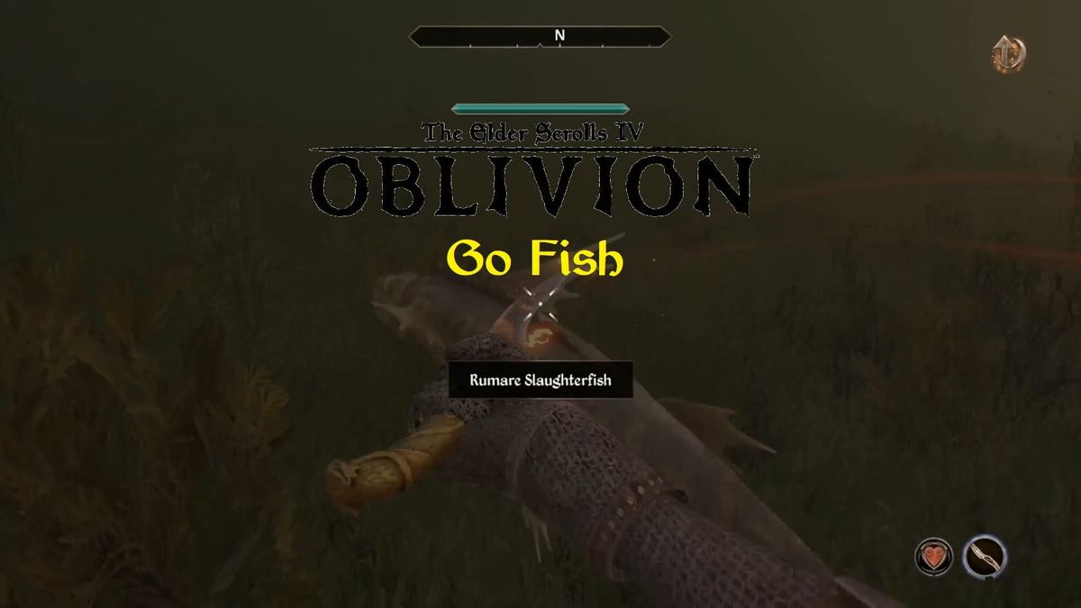The Hero attack a Slaughterfish