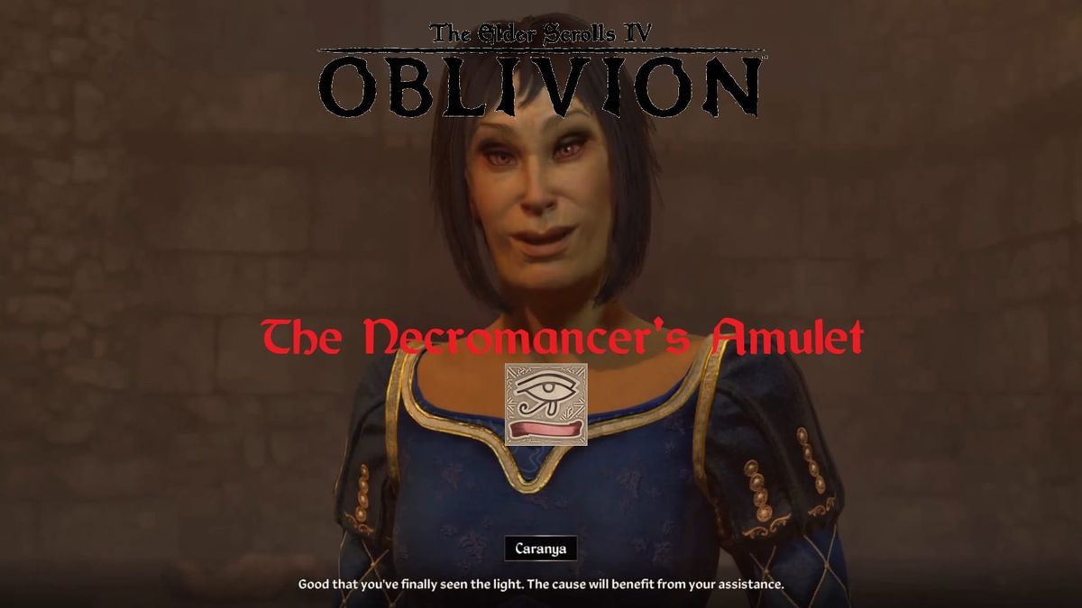 Oblivion Remastered: Mages Guild – The Necromancer’s Amulet