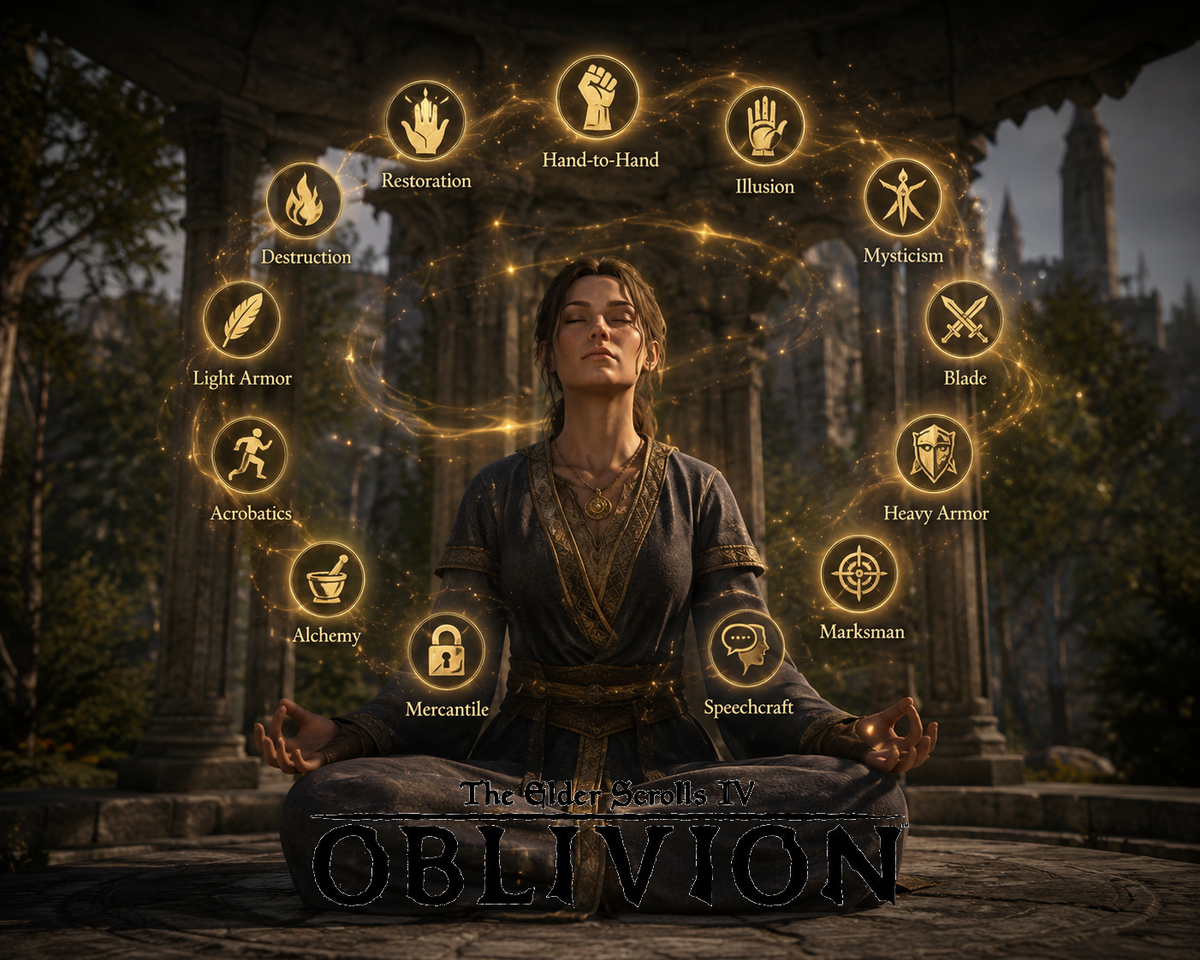 Oblivion Remasted: Master Skill Trainers Guide
