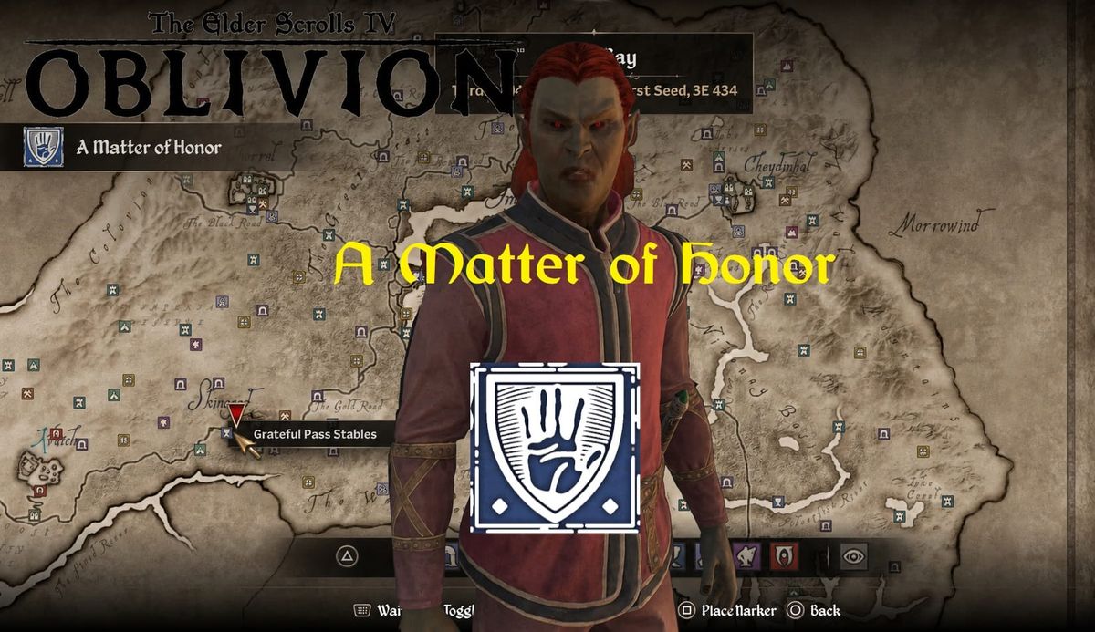 Oblivion Remastered: Dark Brotherhood – A Matter of Honor Guide