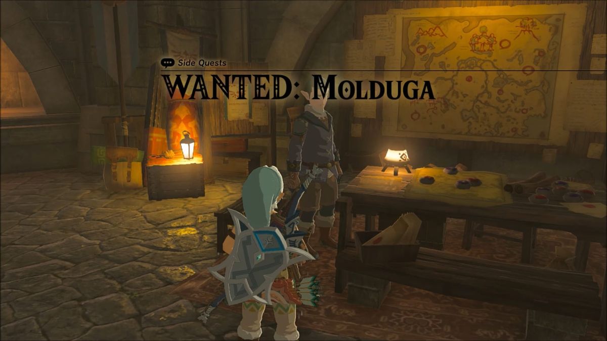 Legend of Zelda: Tears of the Kingdom – Side Quest – Wanted: Molduga
