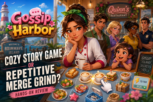 Gossip Harbor Review: A Cozy Café Mystery With a Cash Register Behind the Counter