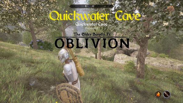 The entrance of the Quickwater Cave