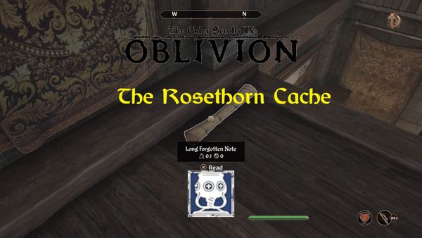 Oblivion Remastered – Side Quest – The Rosethorn Cache Guide