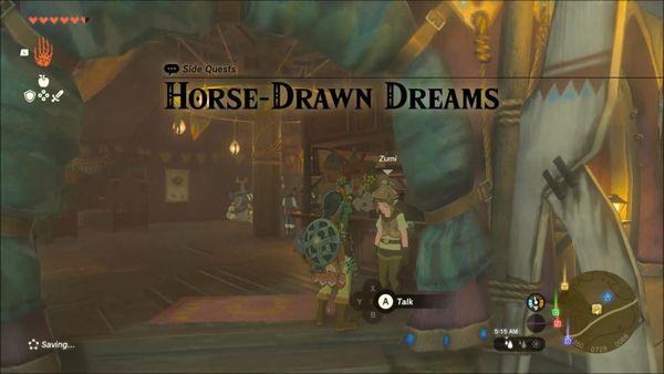 Legend of Zelda: Tears of the Kingdom – Side-Quest – Horse-Drawn Dreams