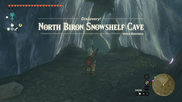 Legend of Zelda: Tears of the Kingdom – North Biron Snowshelf Cave Guide