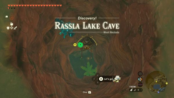 Legend of Zelda: Tears of the Kingdom – Rassla Lake Cave Guide