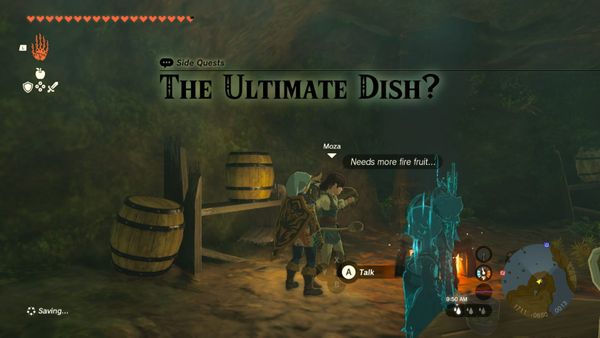 Legend of Zelda: Tears of the Kingdom – Side Quest – The Ultimate Dish?
