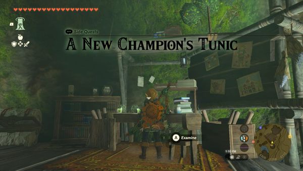 Legend of Zelda: Tears of the Kingdom – Side Quest – A New Champion’s Tunic Guide