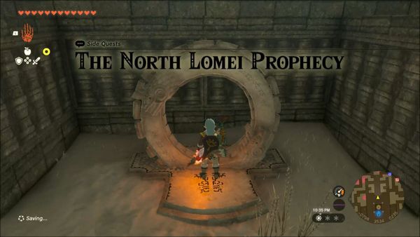 Legend of Zelda: Tears of the Kingdom – Side Quest – North Lomei Prophecy Guide