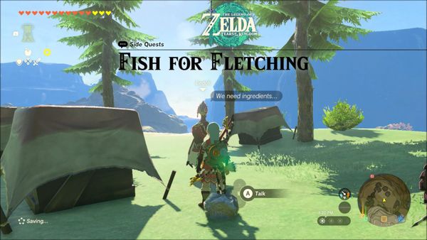 Legend of Zelda: Tears of the Kingdom – Side Quest – Fish for Fletching Guide