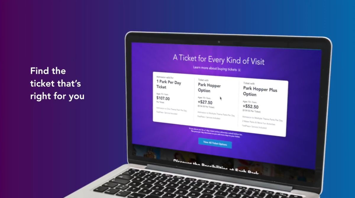 Disney Launching New Ticket Website