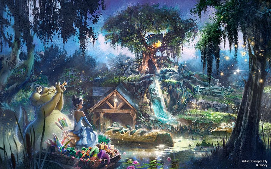 Disney Reveals New Name and Opening Timeframe For Princess and the Frog Redo of Splash Mountain