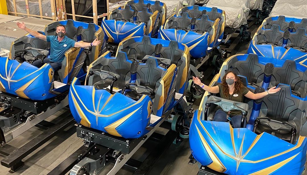 Disney Shares First Look at Guardians of the Galaxy: Cosmic Rewind Ride Vehicle