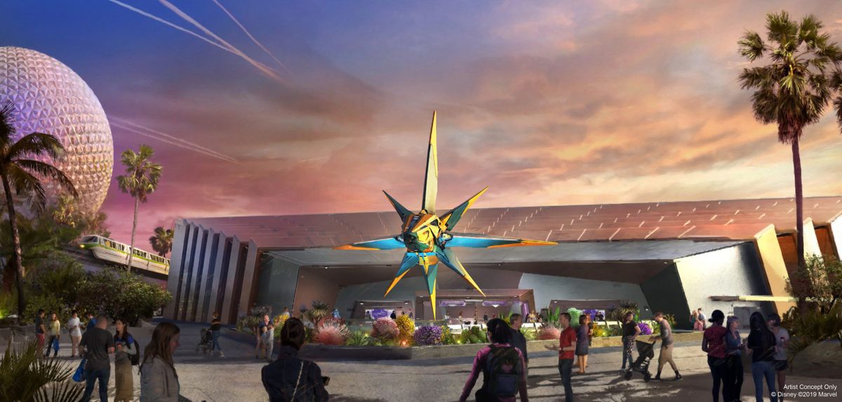EPCOT's Guardians of the Galaxy: Cosmic Rewind in "Final Stages" of Construction