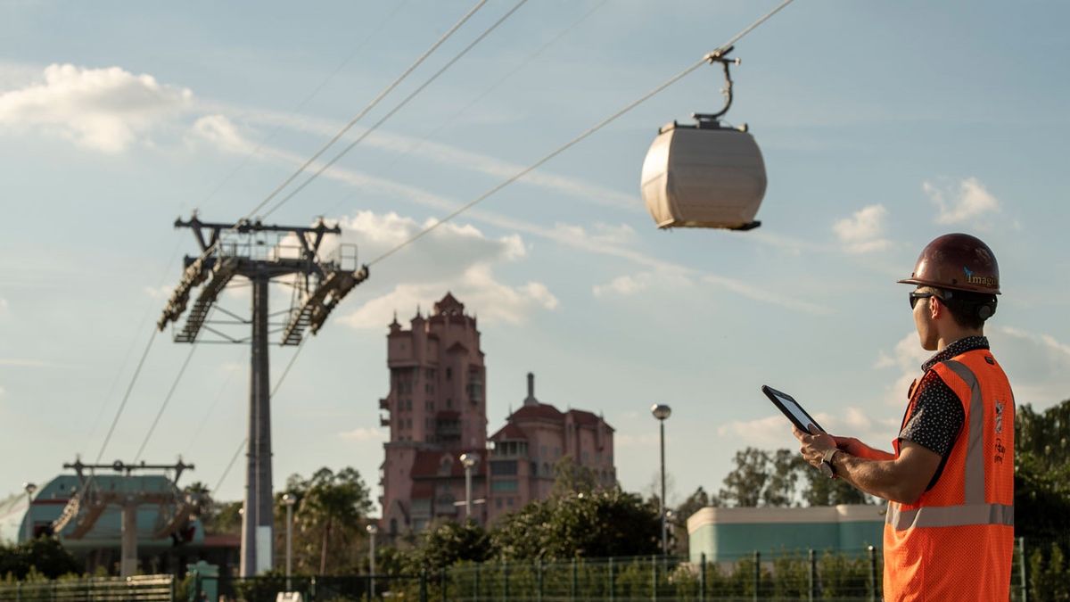Disney Skyliner Gondolas Make First Test Runs Between Disney’s Caribbean Beach Resort, Disney’s Hollywood Studios
