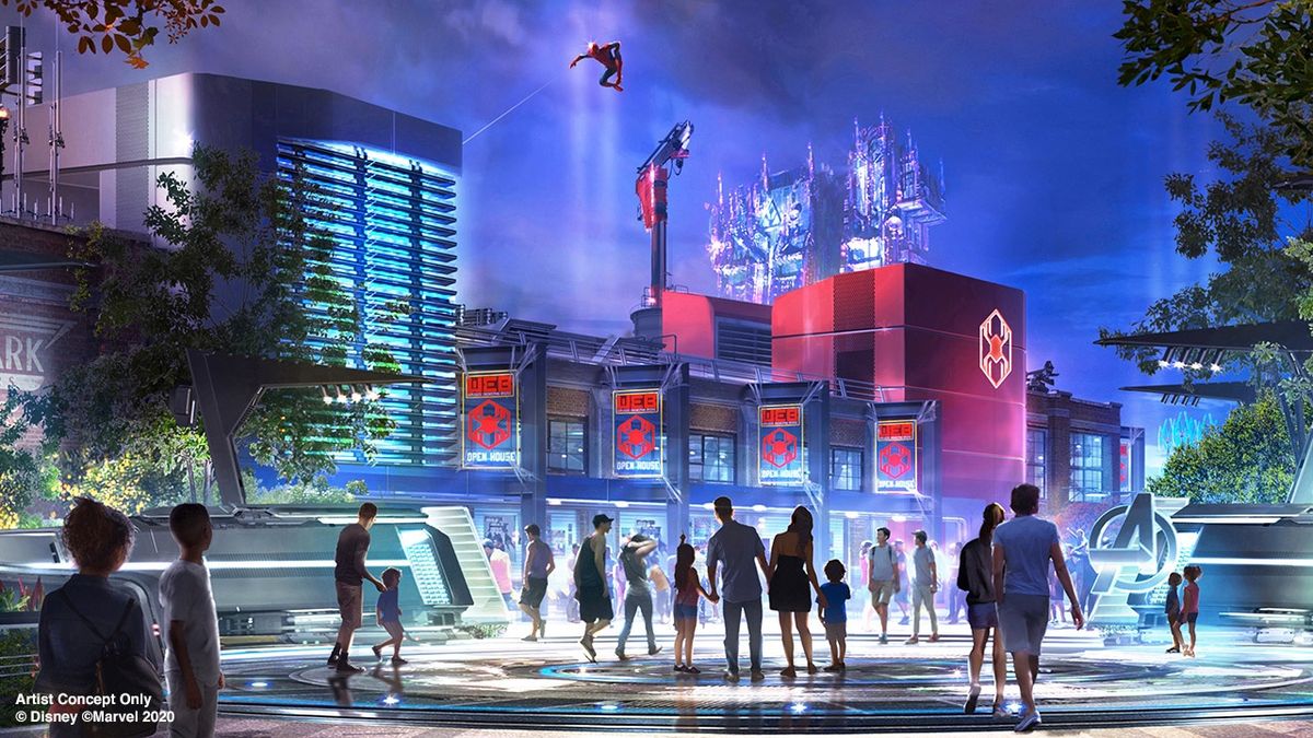 Spider-Man Swings into Action Above Avengers Campus at Disney California Adventure Park This Summer