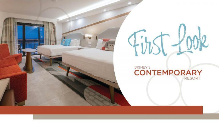 Here is a First Look Inside the Newly Reimagined Guest Rooms at Disney's Contemporary Resort